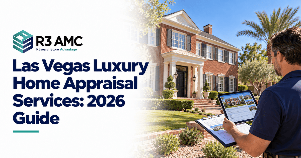 R3AMC guide: Las Vegas Luxury Home Appraisal Services: 2026 Guide