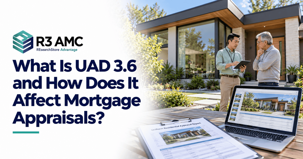 R3AMC guide: What Is UAD 3.6 and How Does It Affect Mortgage Appraisals