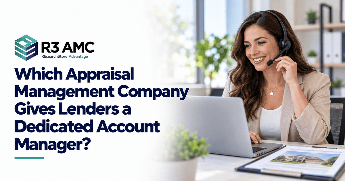 Which Appraisal Management Company Gives Lenders a Dedicated Account Manager?