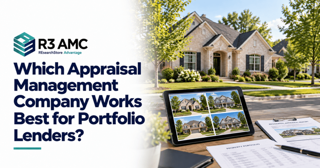 R3AMC guide to selecting an appraisal management company for portfolio lenders